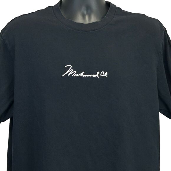 Muhammad Ali x Shoe Palace T Shirt Mens X-Large Boxing Boxer Embroidered Black - Picture 4 of 8
